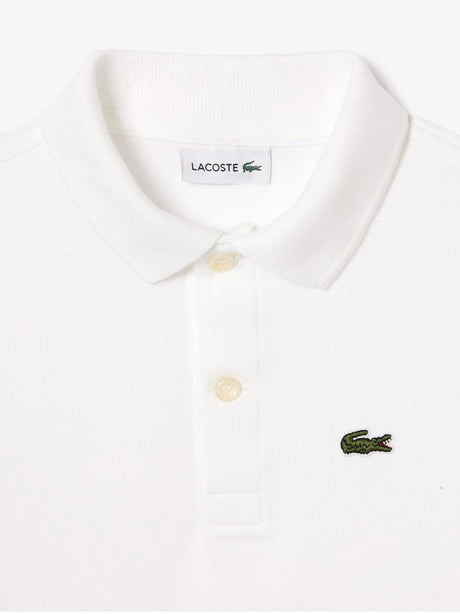 Polo Lacoste Bambino - Bianco