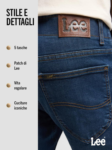 Jeans Slim Fit Mvp Lee Uomo