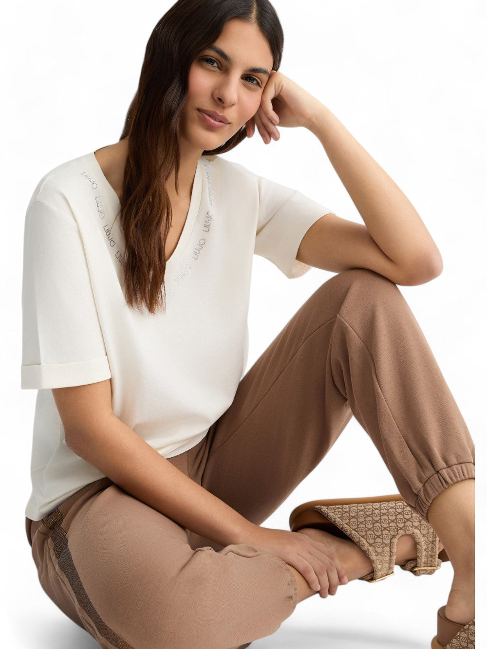 T-Shirt Donna - Beige