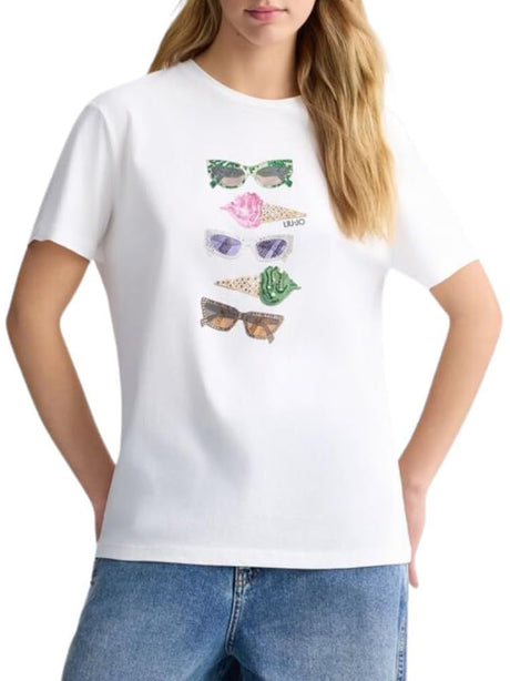 T-shirt Liu Jo White Donna