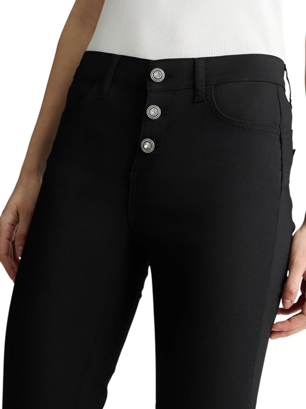 Pantalone Liu Jo White Donna - Nero