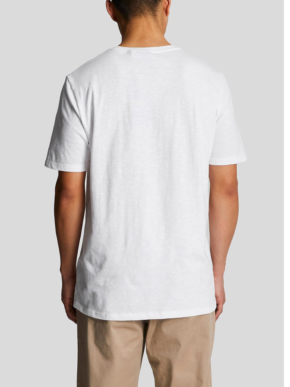 T-Shirt Slub Lyle & Scott Uomo - Bianco