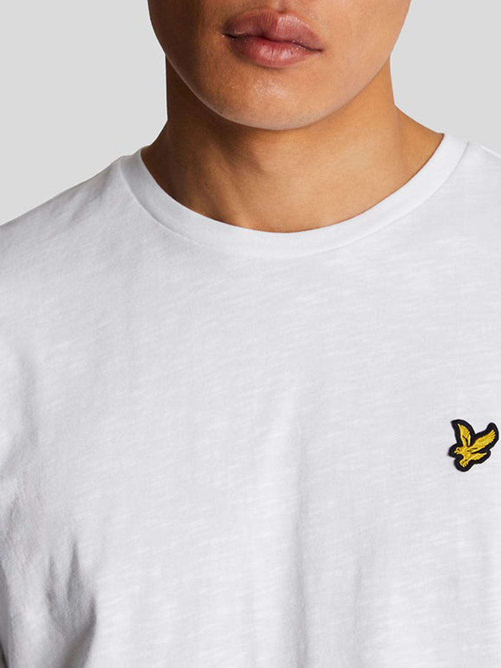 T-Shirt Slub Lyle & Scott Uomo - Bianco