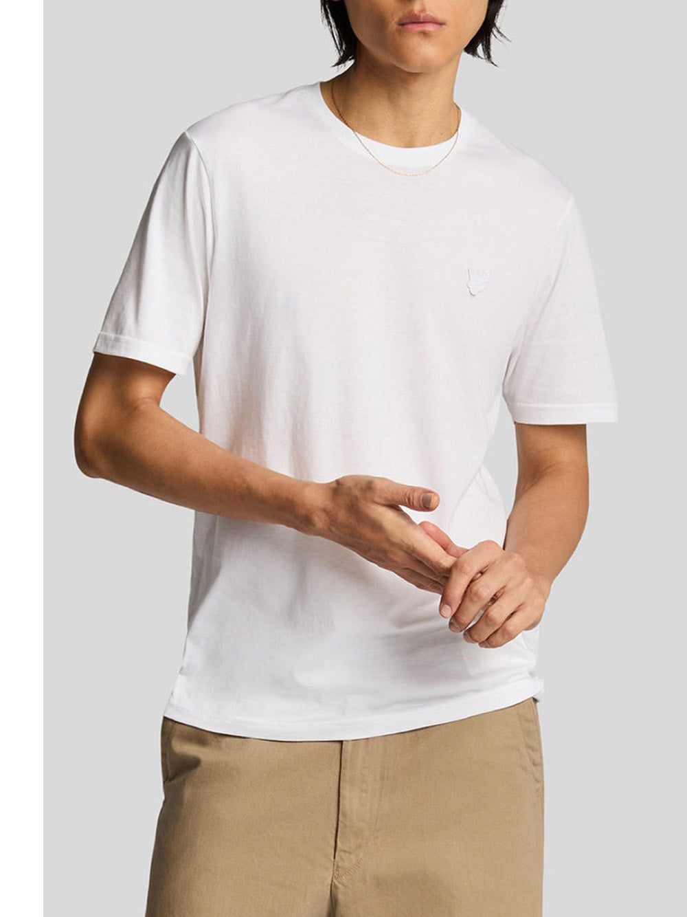 T-Shirt Superfine Lyle & Scott Uomo - Bianco