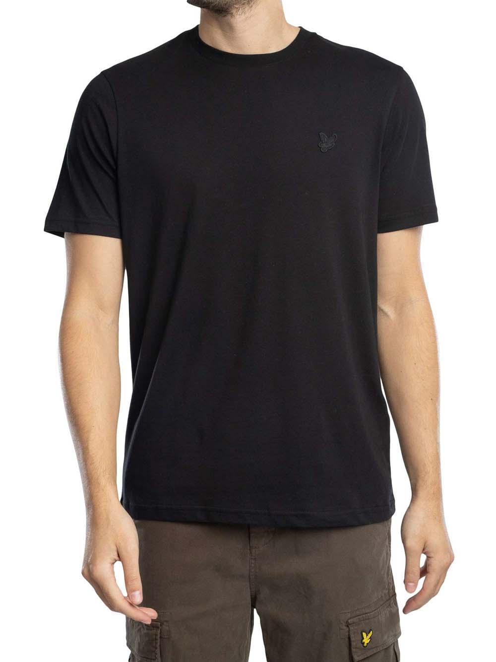 T-Shirt Superfine Lyle & Scott Uomo - Nero