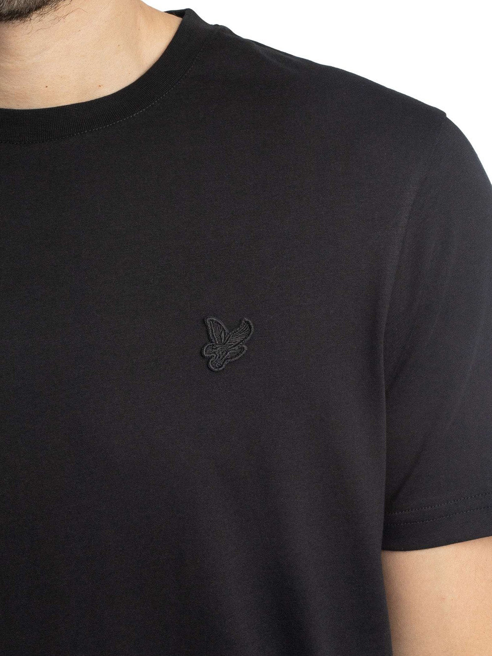 T-Shirt Superfine Lyle & Scott Uomo - Nero