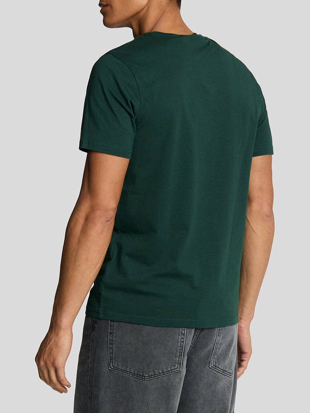 T-shirt Plain Lyle & Scott Uomo - Verde