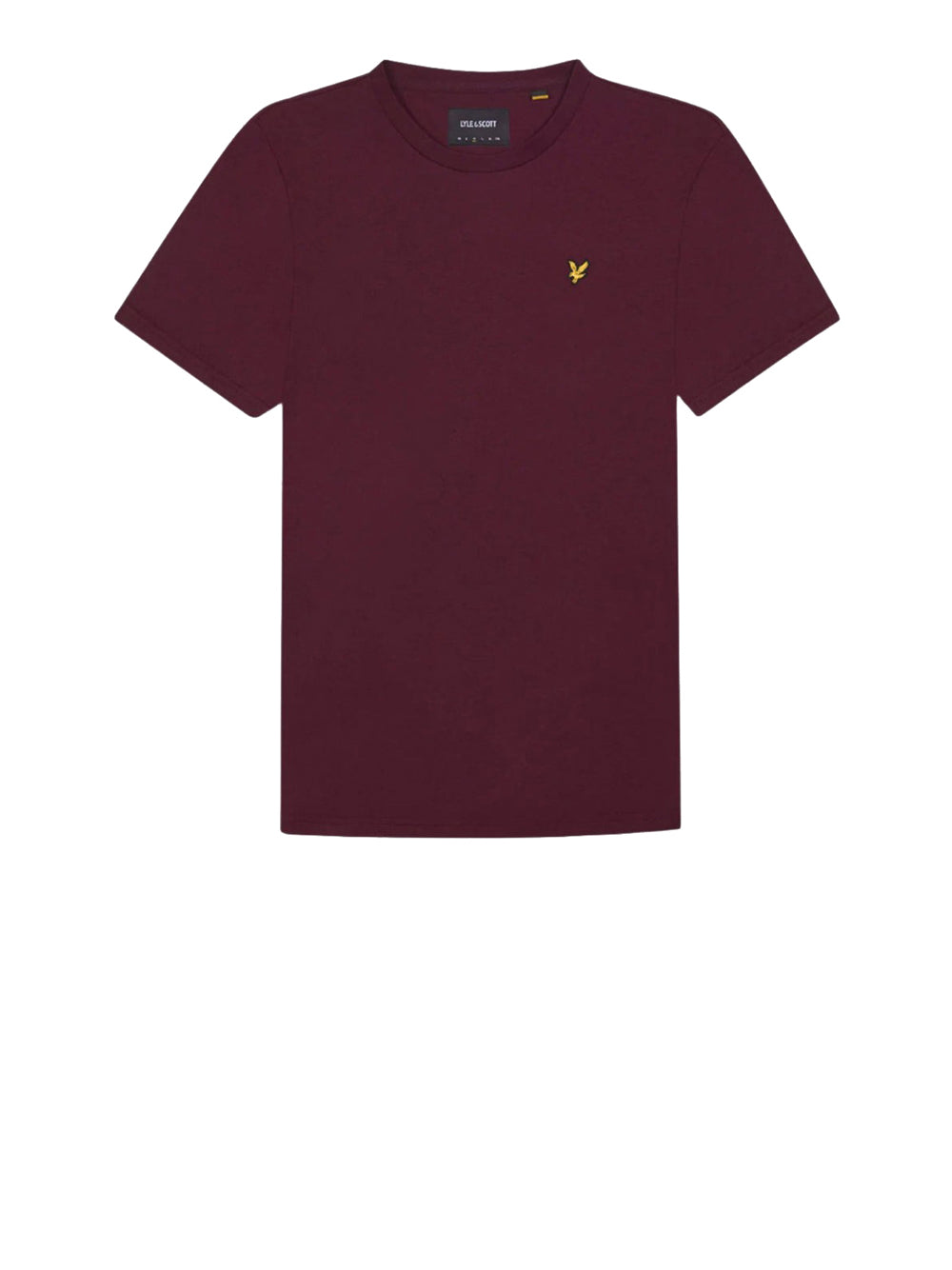 T-shirt Plain Lyle & Scott Uomo - Bordeaux