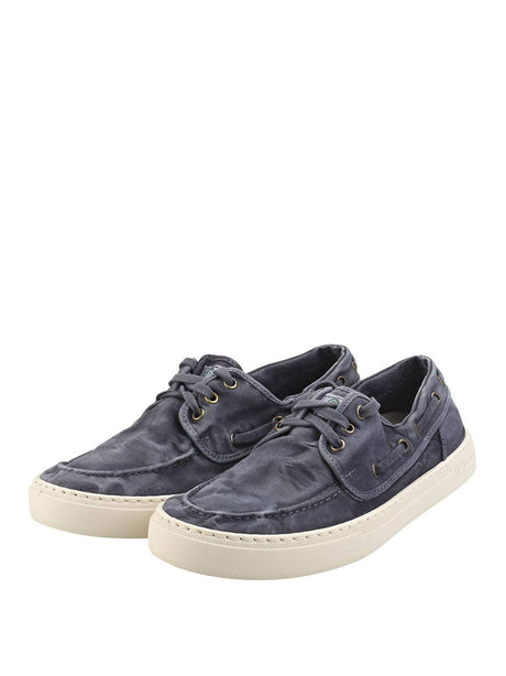Scarpe In Tela Natural World Uomo - Blu