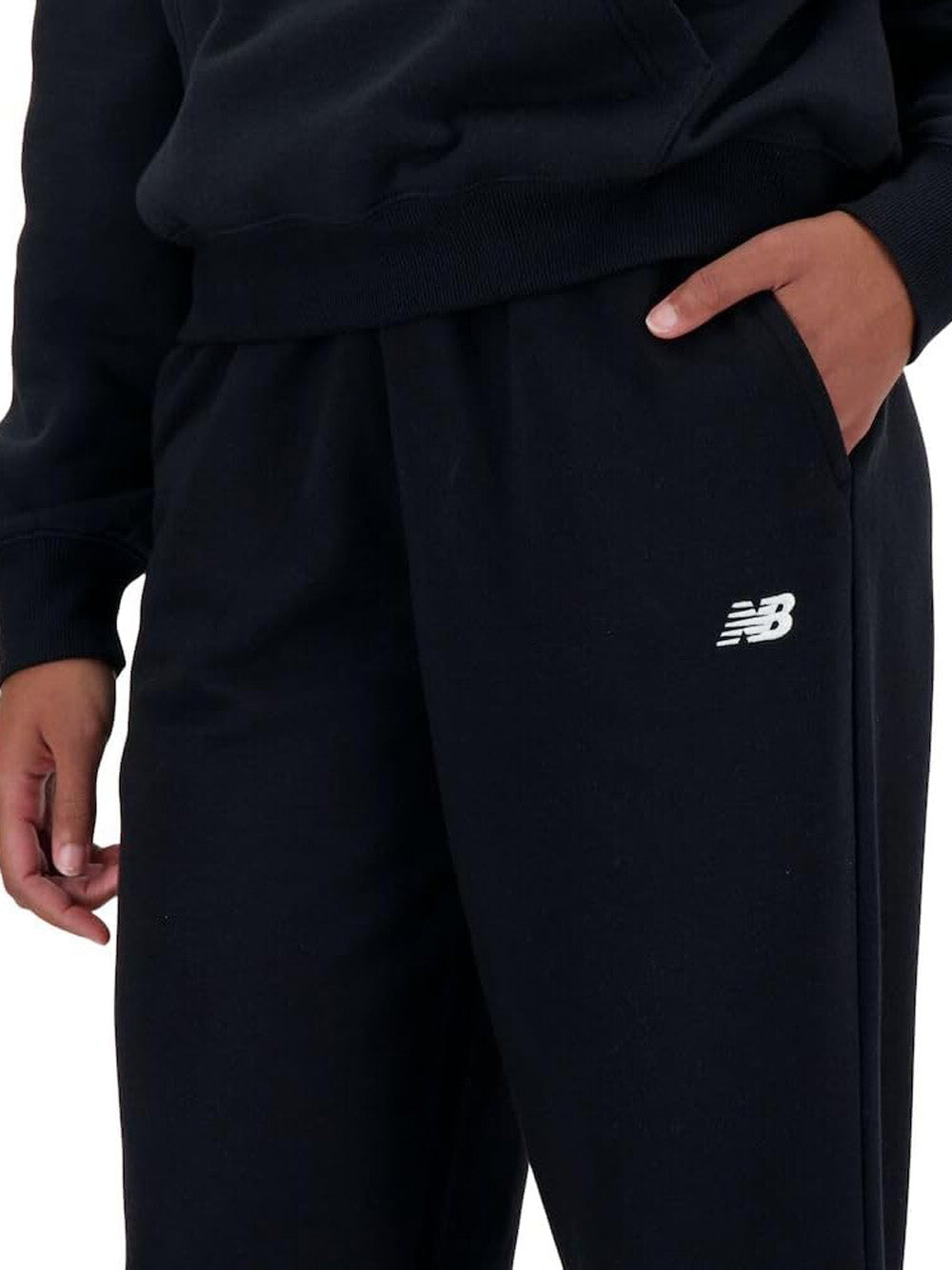 Pantalone Felpa New Balance Donna - Nero