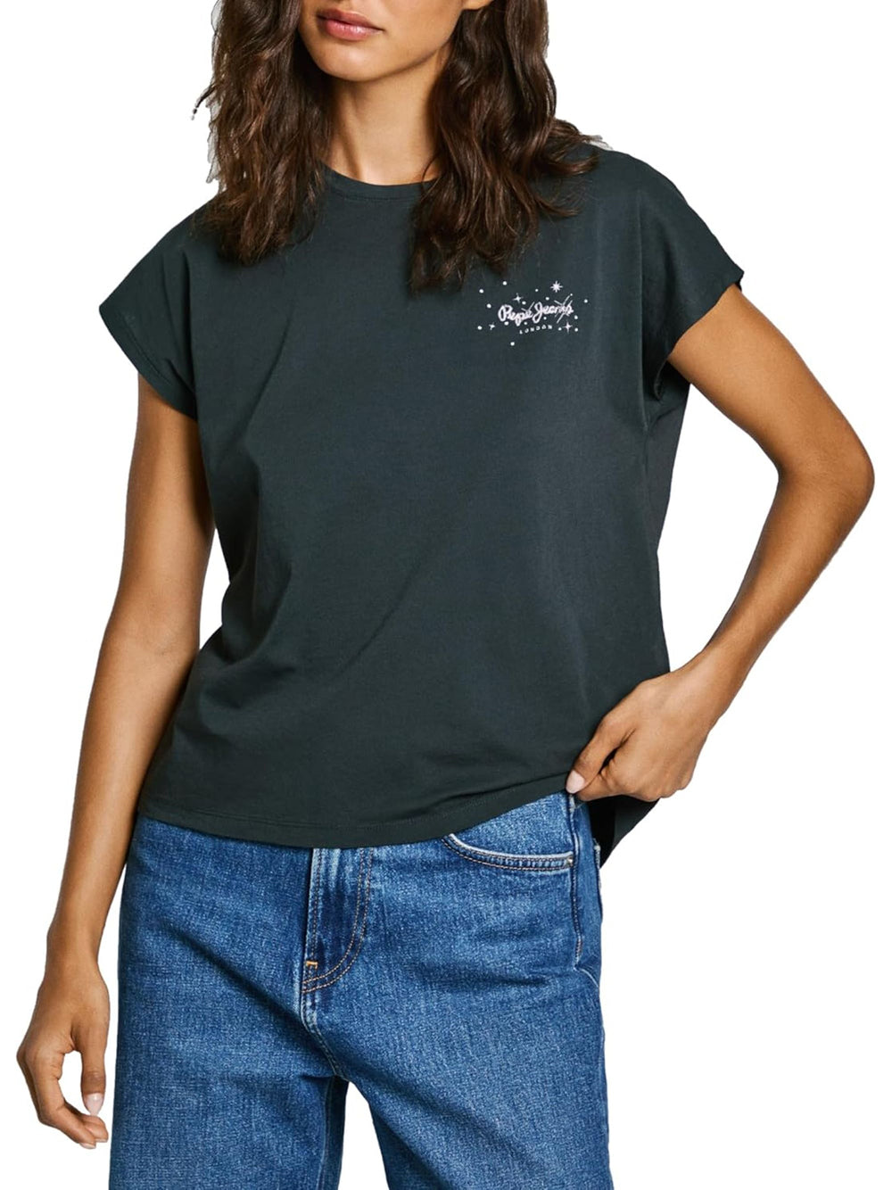T-Shirt Pepe Jeans Lorena Donna - Nero