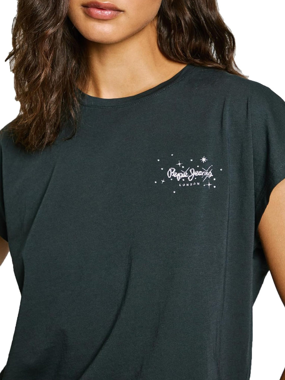 T-Shirt Pepe Jeans Lorena Donna - Nero