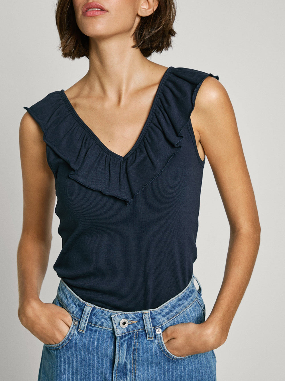 T-Shirt Millie Pepe Jeans Donna - Blu
