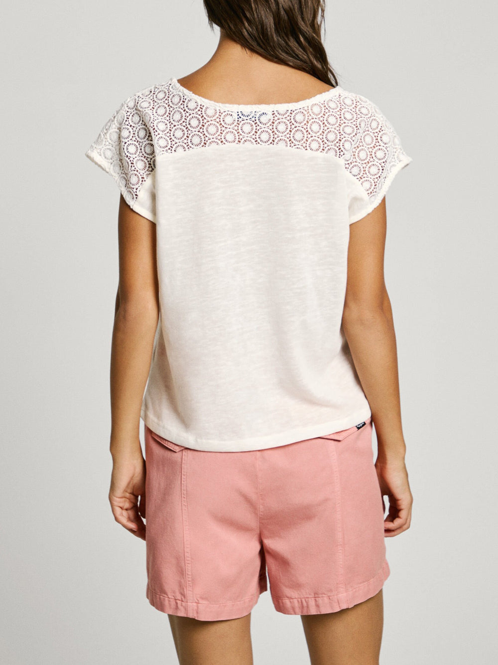 T-Shirt Pepe Jeans Vernetta Donna - Bianco