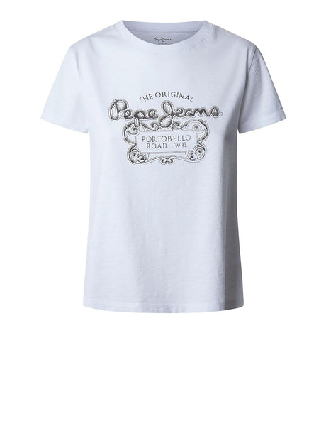 T-Shirt Rosabella Pepe Jeans Donna - Bianco