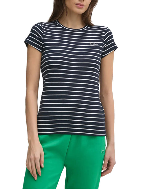 T-Shirt Meribel Pepe Jeans Donna - Blu