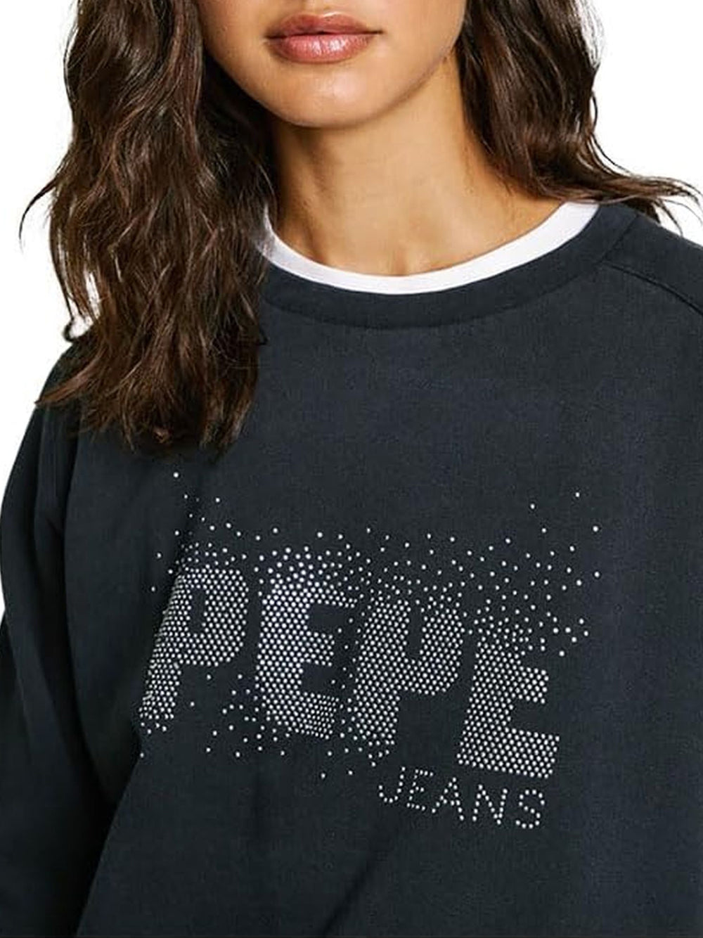 Felpa Pepe Jeans Luna Donna - Nero