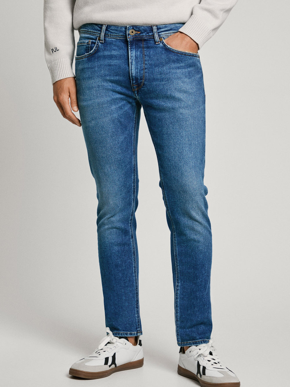 Jeans Tapered Pepe Jeans Stanley Uomo - Denim