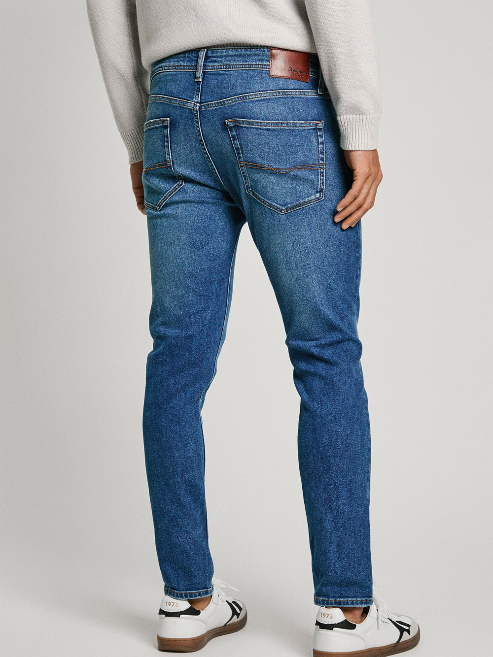 Jeans Tapered Pepe Jeans Stanley Uomo - Denim