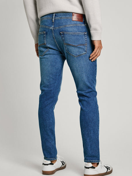 Jeans Tapered Pepe Jeans Stanley Uomo - Denim