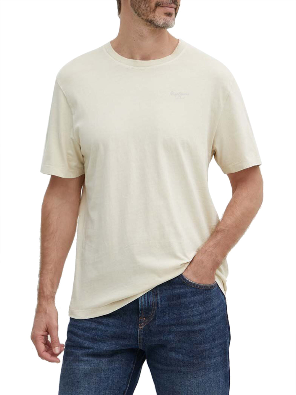 T-Shirt Jacko Pepe Jeans Uomo - Bianco