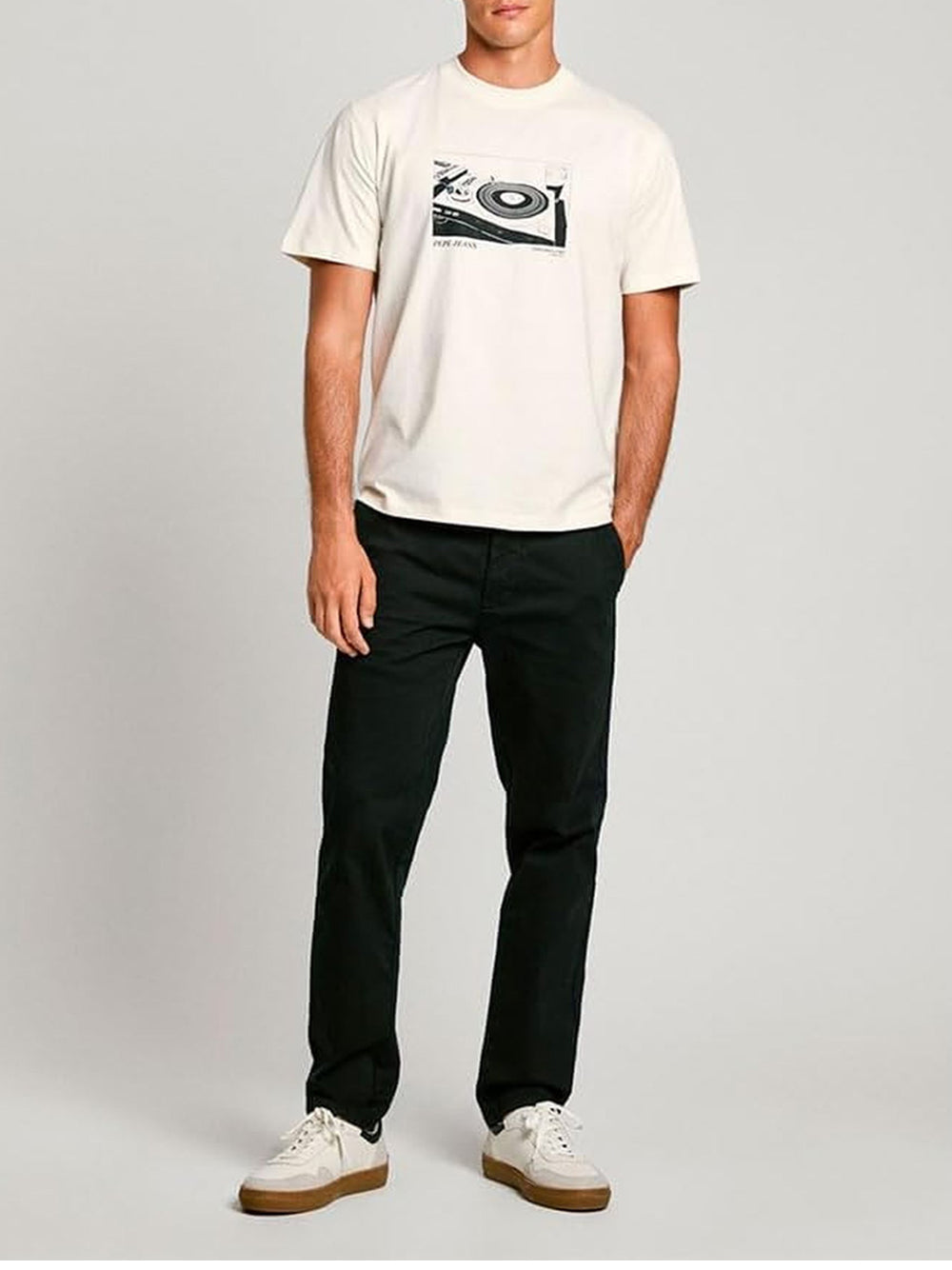 T-Shirt Perry Pepe Jeans Uomo - Bianco
