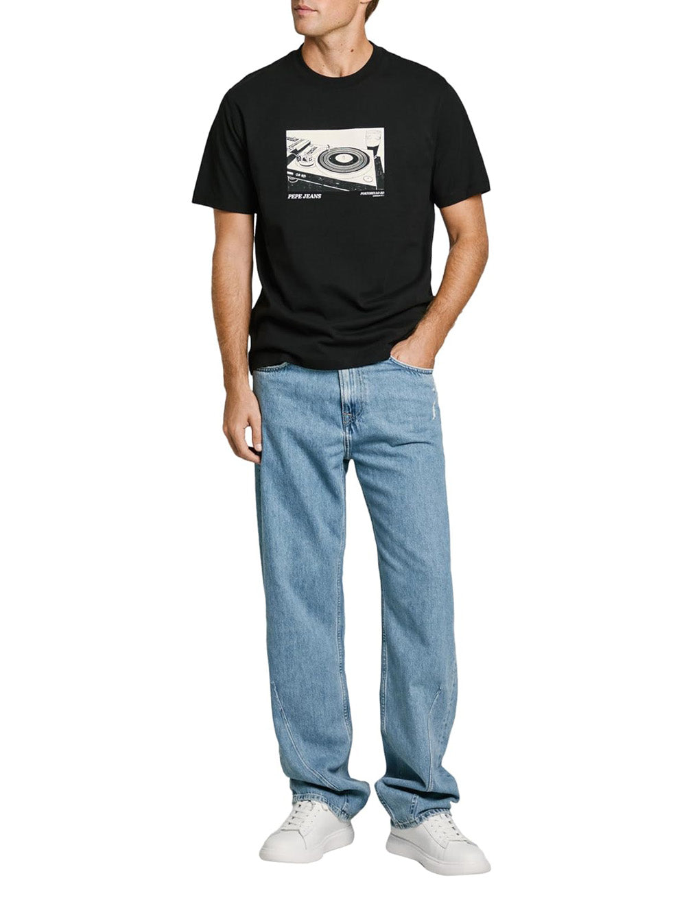 T-shirt Perry Pepe Jeans Uomo - Nero