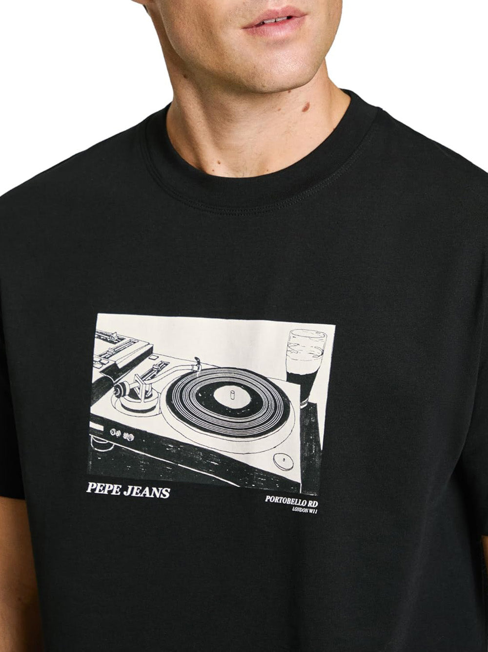 T-shirt Perry Pepe Jeans Uomo - Nero