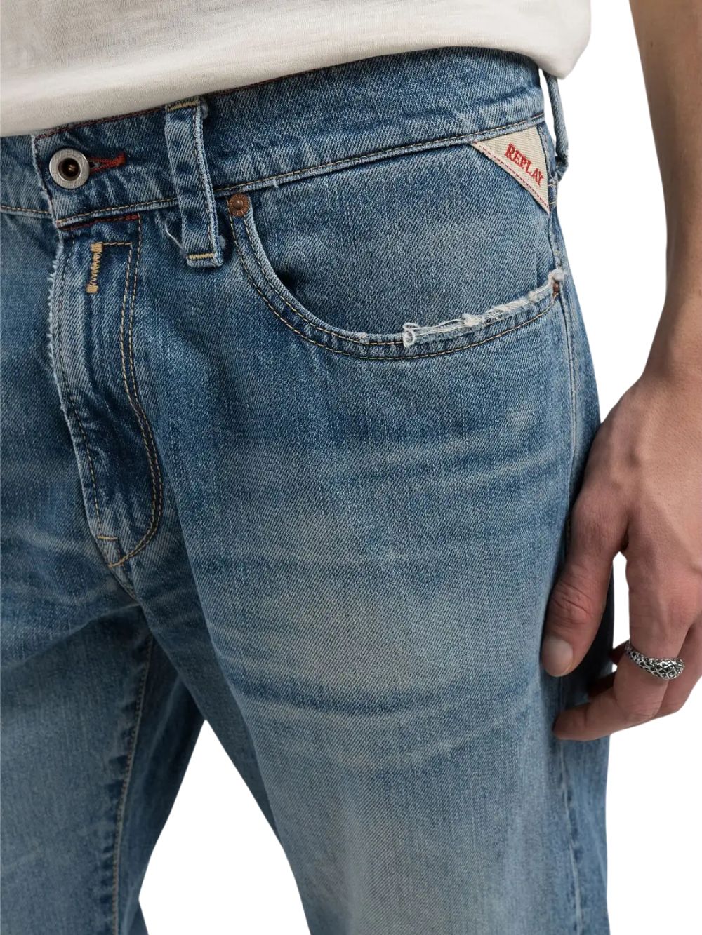 Jeans Regular Replay Uomo - Blu