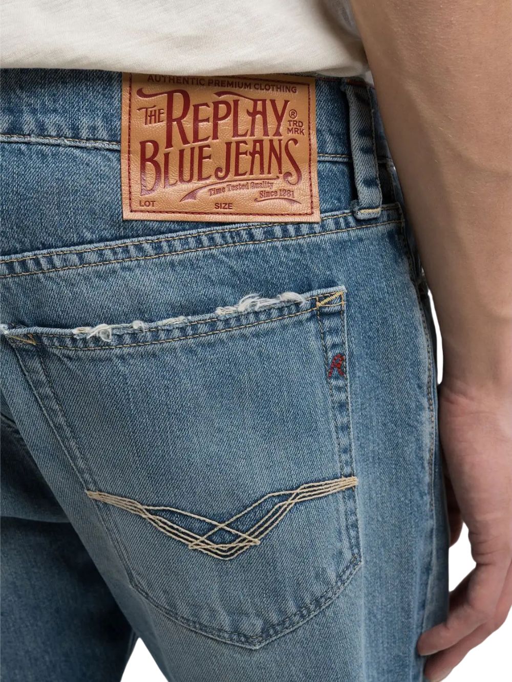 Jeans Regular Replay Uomo - Blu