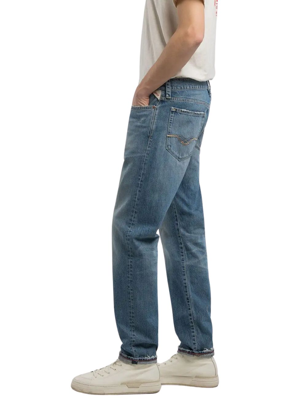 Jeans Regular Replay Uomo - Blu