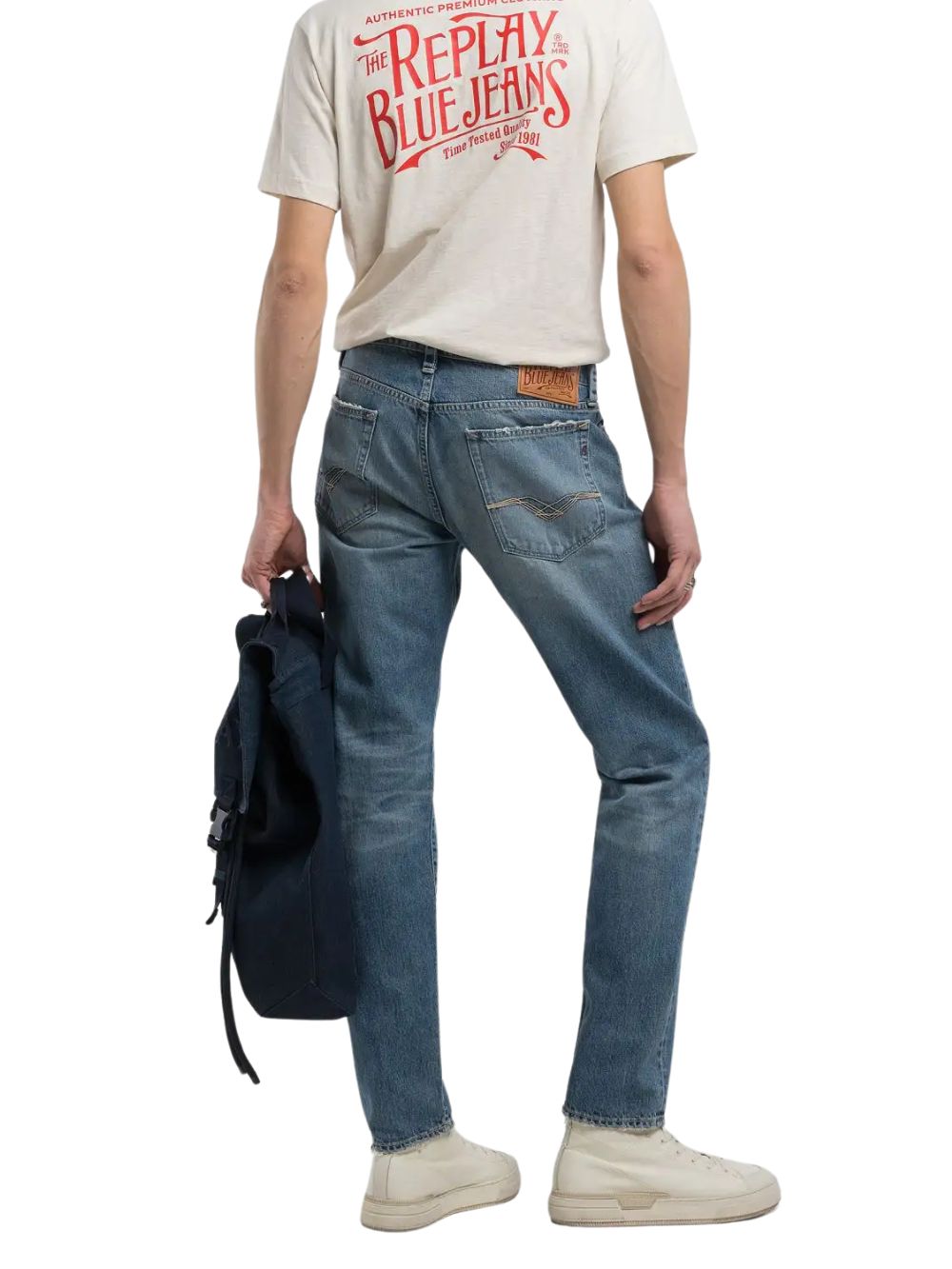 Jeans Regular Replay Uomo - Blu