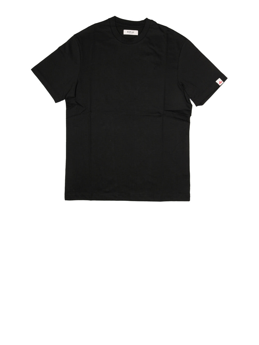 T-Shirt Relaxed Replay Uomo - Nero