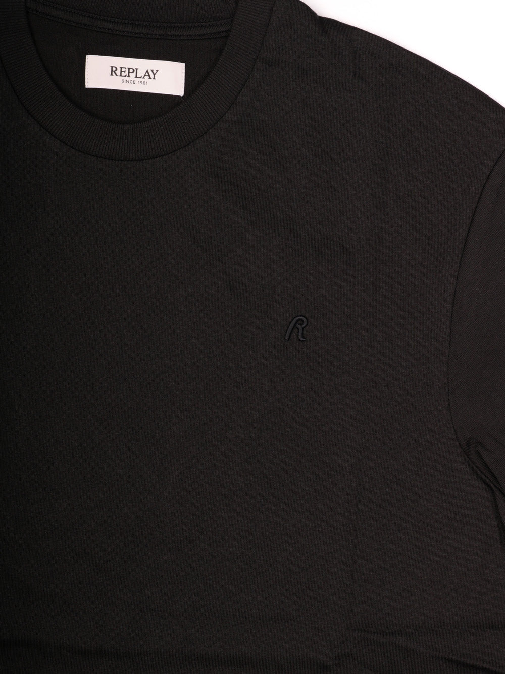 T-Shirt Relaxed Replay Uomo - Nero