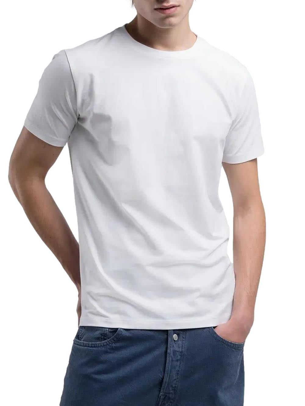 T-Shirt Regular Slim Replay Uomo - Bianco