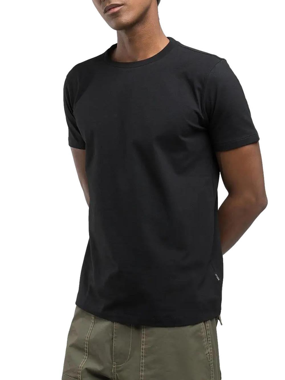 T-Shirt Regular Slim Replay Uomo - Nero