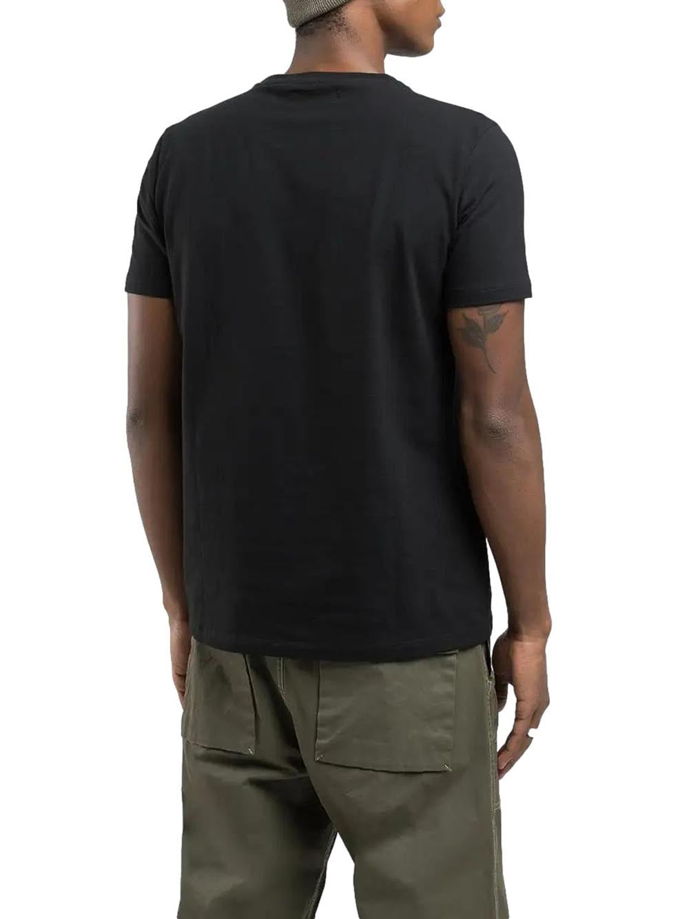 T-Shirt Regular Slim Replay Uomo - Nero