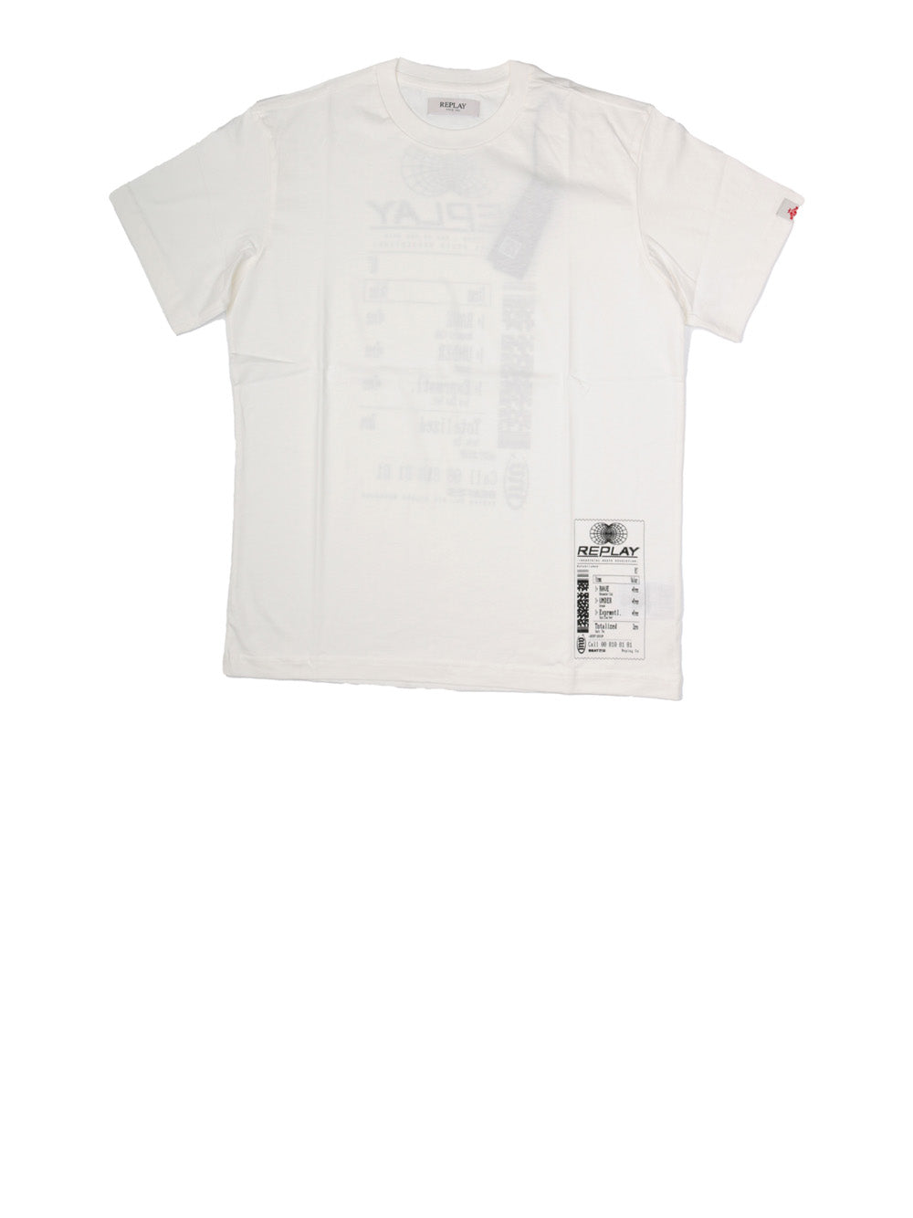 T-Shirt Regular Replay Uomo - Bianco