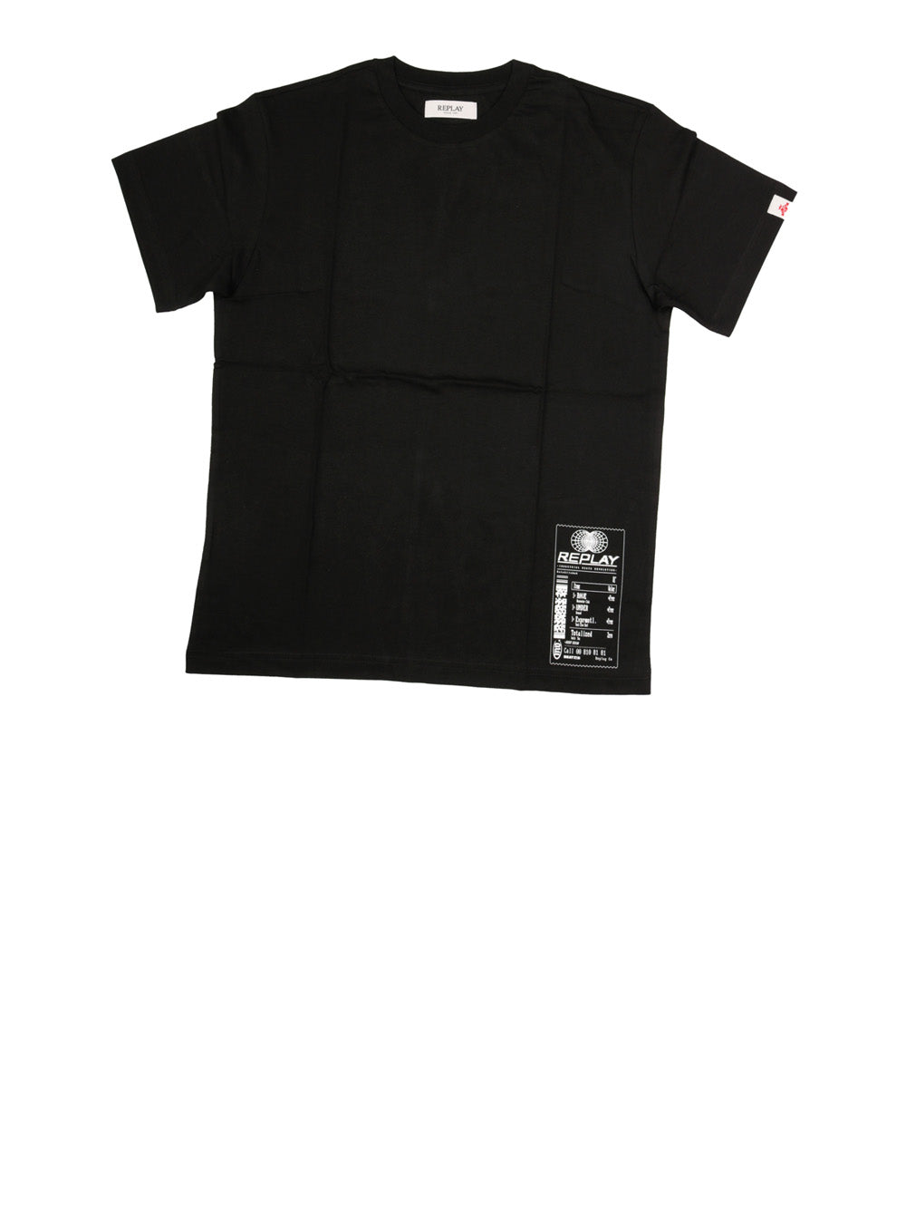 T-Shirt Regular Replay Uomo - Nero