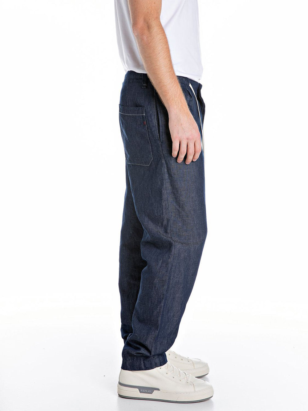 Jeans Tapered Replay Uomo - Blu