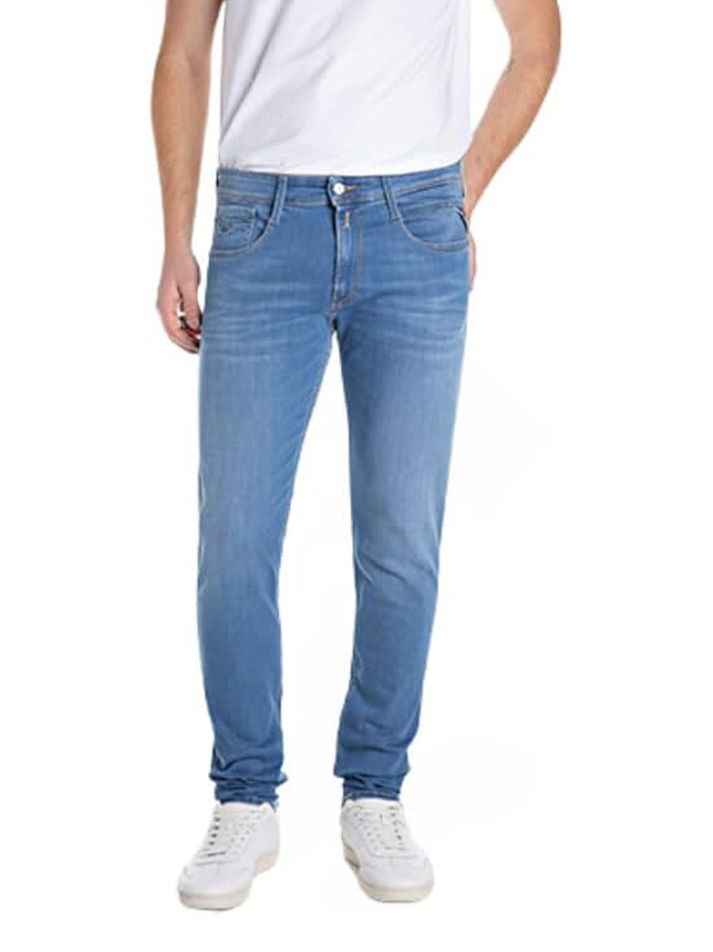 Jeans Slim Replay Uomo - Blu