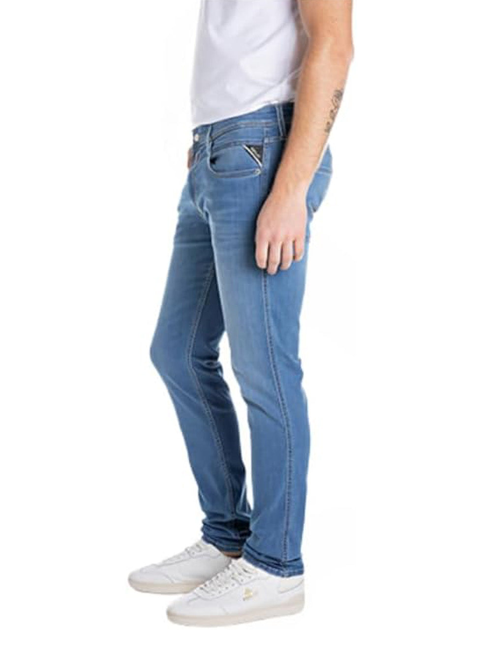 Jeans Slim Replay Uomo - Blu