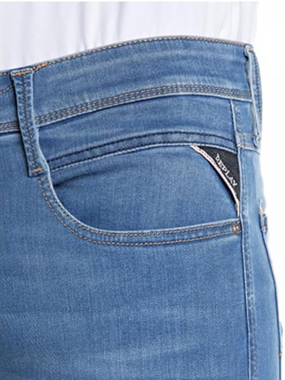 Jeans Slim Replay Uomo - Blu