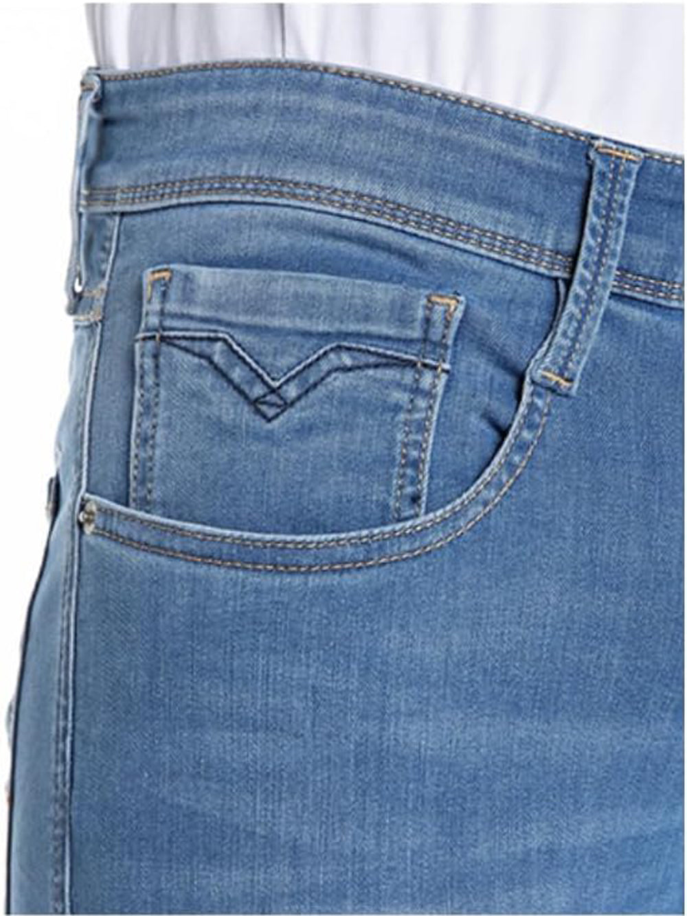 Jeans Slim Replay Uomo - Blu