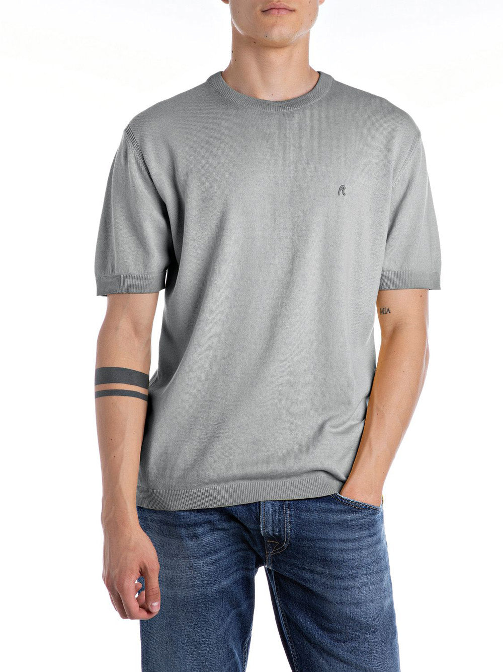 Pullover Regular Replay Uomo - Verde