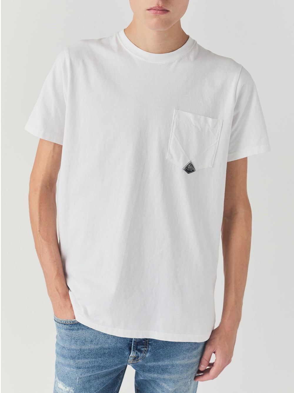 T-Shirt Roy Rogers Pocket Uomo - Bianco