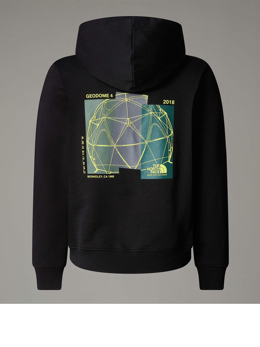 Felpa Cappuccio The North Face Graphic Relaxed Hoodie Uomo - Nero