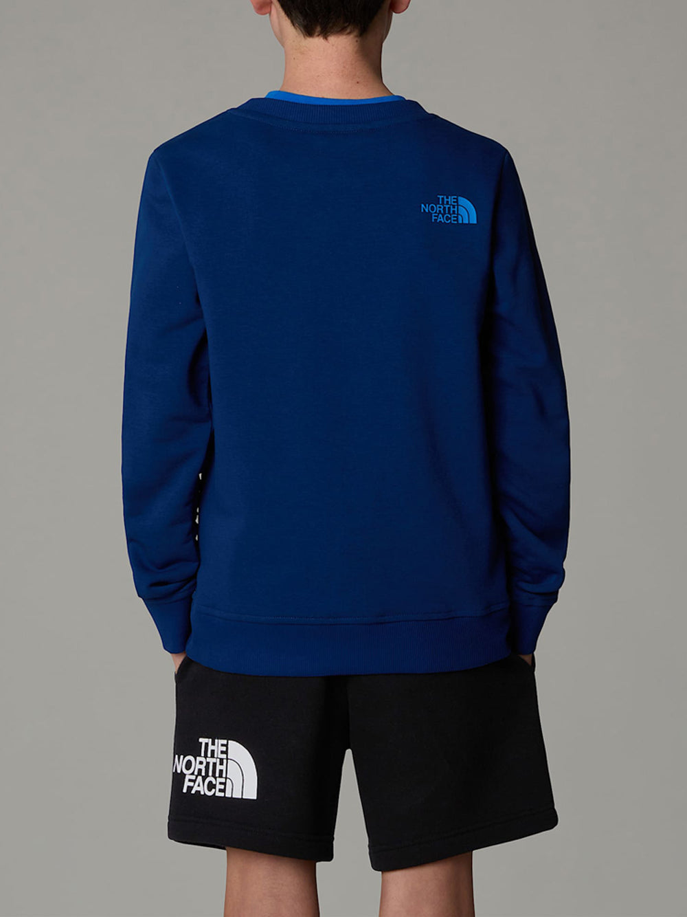 Felpa The North Face Drew Peak Light Crew Uomo - Blu