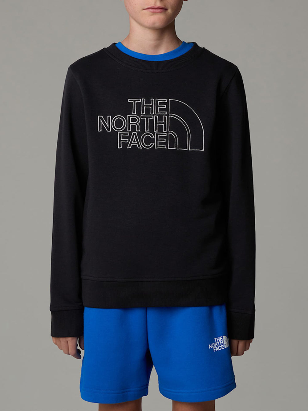 Felpa The North Face Drew Peak Light Crew Uomo - Nero