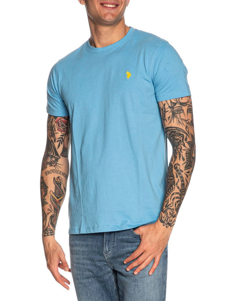 T-Shirt Mick U.s.polo Uomo - Celeste